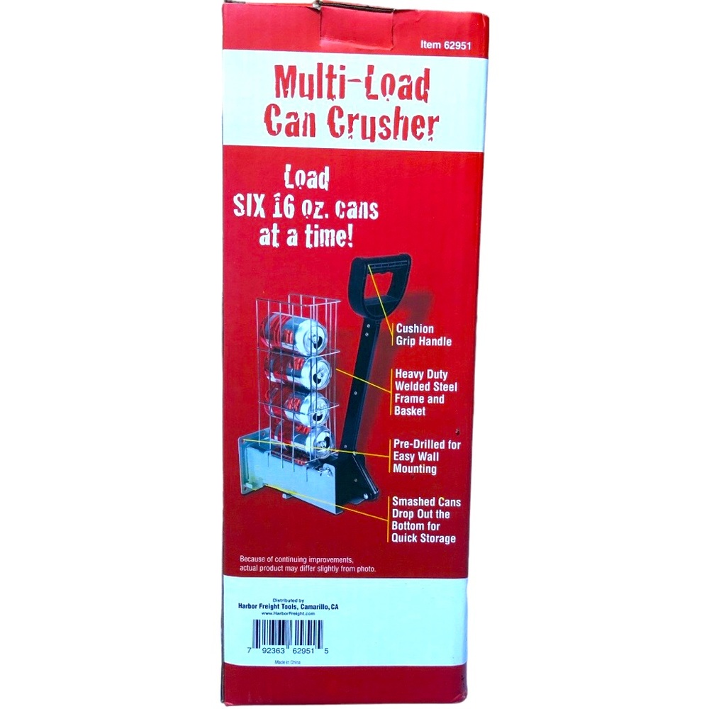 NEW IN PACKAGE, Multi-Load Can Crusher